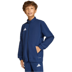 adidas Entrada 26 Präsentationsjacke Kinder JZ6615 - team navy blue 2/white 116