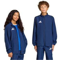 adidas Entrada 26 Präsentationsjacke Kinder JZ6615 - team navy blue 2/white 116