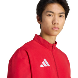 adidas Entrada 26 Präsentationsjacke Herren JZ6622 - team power red 2/white XS