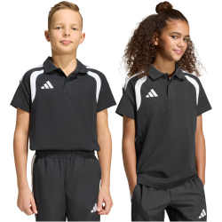 adidas Tiro 26 League Poloshirt Kinder KF3407 - black/white 116