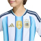 adidas AFA Argentinien Heimtrikot 2026 Kinder KA8119 - white/icey blue/light blue 128