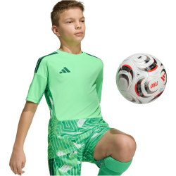 adidas Tiro 26 Competition kurzarm Torwarttrikot Kinder KC5360 - lime burst 128