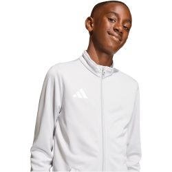 adidas Entrada 26 Trainingsjacke Kinder JZ6610 - team light grey/white 116
