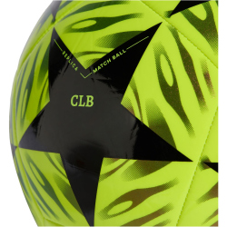 adidas UEFA Champions League Finale Club Fußball Freizeitball JX9090 - solar yellow/black