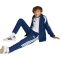 adidas Tiro 26 League Präsentationshose Kinder JZ9052 - team navy blue 2/white 116