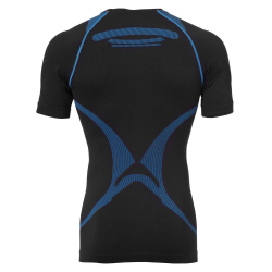 Kempa Attitude Pro Shortsleeve schwarz/blau XS/S