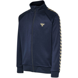 hummel hmlKICK Zip Sweatjacke Kinder black iris/gold 116