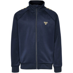 hummel hmlKICK Zip Sweatjacke Kinder black iris/gold 116