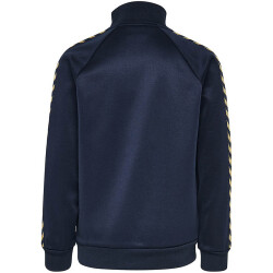 hummel hmlKICK Zip Sweatjacke Kinder black iris/gold 116