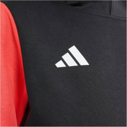 adidas F50 Sweat Hoodie Kinder KH0459 - black/semi lucid red/white 128