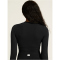 CRAFT Collective Rib Cropped langarm Trainingsshirt Damen 999000 - black XS/S