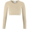 CRAFT Collective Rib Cropped langarm Trainingsshirt Damen 608000 - hay XS/S