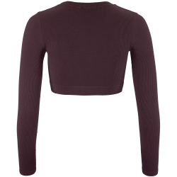 CRAFT Collective Rib Cropped langarm Trainingsshirt Damen...