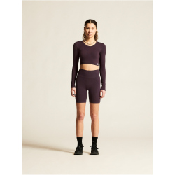 CRAFT Collective Rib Cropped langarm Trainingsshirt Damen...