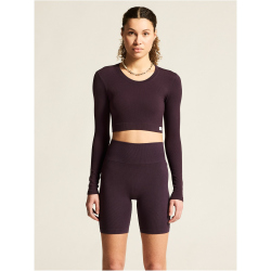 CRAFT Collective Rib Cropped langarm Trainingsshirt Damen...