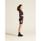 CRAFT Collective Rib Cropped langarm Trainingsshirt Damen 499000 - dk plum XS/S
