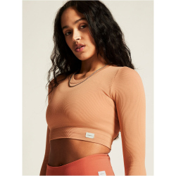 CRAFT Collective Rib Cropped langarm Trainingsshirt Damen...