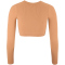 CRAFT Collective Rib Cropped langarm Trainingsshirt Damen 246000 - syrup XS/S
