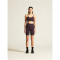 CRAFT Collective Rib Strap Low Support Sport-BH Damen 499000 - dk plum XS/S