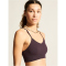 CRAFT Collective Rib Strap Low Support Sport-BH Damen 499000 - dk plum XS/S