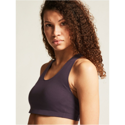 CRAFT Collective Padded Low Support Sport-BH Damen 499000 - dk plum XS