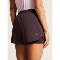 CRAFT ADV Essence 2 2in1 Shorts Damen 499000 - dk plum XS