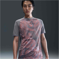 NIKE Dir-FIT Academy+ Allover Print kurzarm Trainingsshirt Herren