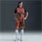 NIKE Academy+ Dri-FIT Allover Print Shorts Herren 494 - blue void/laser orange/bright S