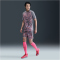 NIKE Dir-FIT Academy+ Allover Print kurzarm Trainingsshirt Herren 635 - bright crimson/cool grey/black S