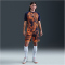 NIKE Dir-FIT Academy+ Allover Print kurzarm Trainingsshirt Herren 494 - blue void/laser orange/bright S
