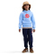 NIKE Erling Haaland Club Fleece Hoodie Kinder 425 - royal tint S (128-137 cm)