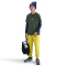 NIKE Sportswear T-Shirt Jungen 325 - cargo khaki/black S (128-137 cm)