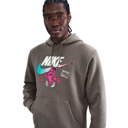 NIKE Sportswear Club Sole Food Hoodie Herren 289 - cave stone M