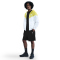 NIKE Sportswear Club Utility Shorts Herren 010 - black/white XS