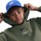 NIKE Sportswear Club Fleece Hoodie Jungen 325 - cargo khaki/black S (128-137 cm)