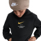 NIKE Sportswear Club Fleece Hoodie Jungen 010 - black/university gold S (128-137 cm)
