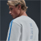 NIKE Sportswear Club Crew Neck Sweatshirt Herren 025 - photon dust/university blue M