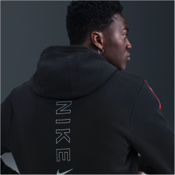 NIKE Sportswear Club Hoodie Herren 010 - black/black XS