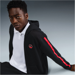 NIKE Sportswear Club Hoodie Herren 010 - black/black XL