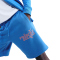 NIKE Sportswear Club Fleece Shorts Herren 435 - lt photo blue/total orange XS