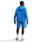 NIKE Sportswear Club Fleece Shorts Herren 435 - lt photo blue/total orange XS