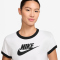 NIKE Sportswear T-Shirt Damen 100 - white/black XS