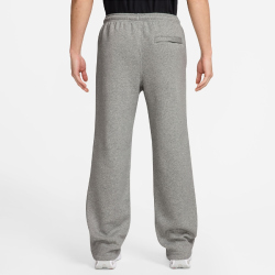 NIKE Club Fleece Bungee Jogginghose Herren 063 - dk grey heather/lt smoke grey/white S