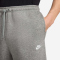 NIKE Club Fleece Bungee Jogginghose Herren 063 - dk grey heather/lt smoke grey/white S