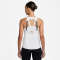 NIKE Pro Dri-FIT Tanktop Damen 100 - white/black XL