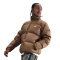 NIKE Club Storm-FIT Pufferjacke Herren 235 - mosswood brown/white S