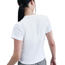 NIKE Sportswear Rib T-Shirt Damen 100 - white XS