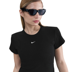 NIKE Sportswear Rib T-Shirt Damen 010 - black S