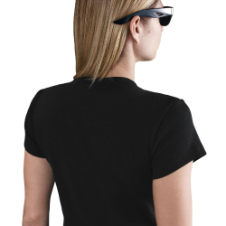 NIKE Sportswear Rib T-Shirt Damen 010 - black S