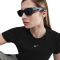 NIKE Sportswear Rib T-Shirt Damen 010 - black S